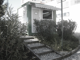 foto do Quioque a preto e branco